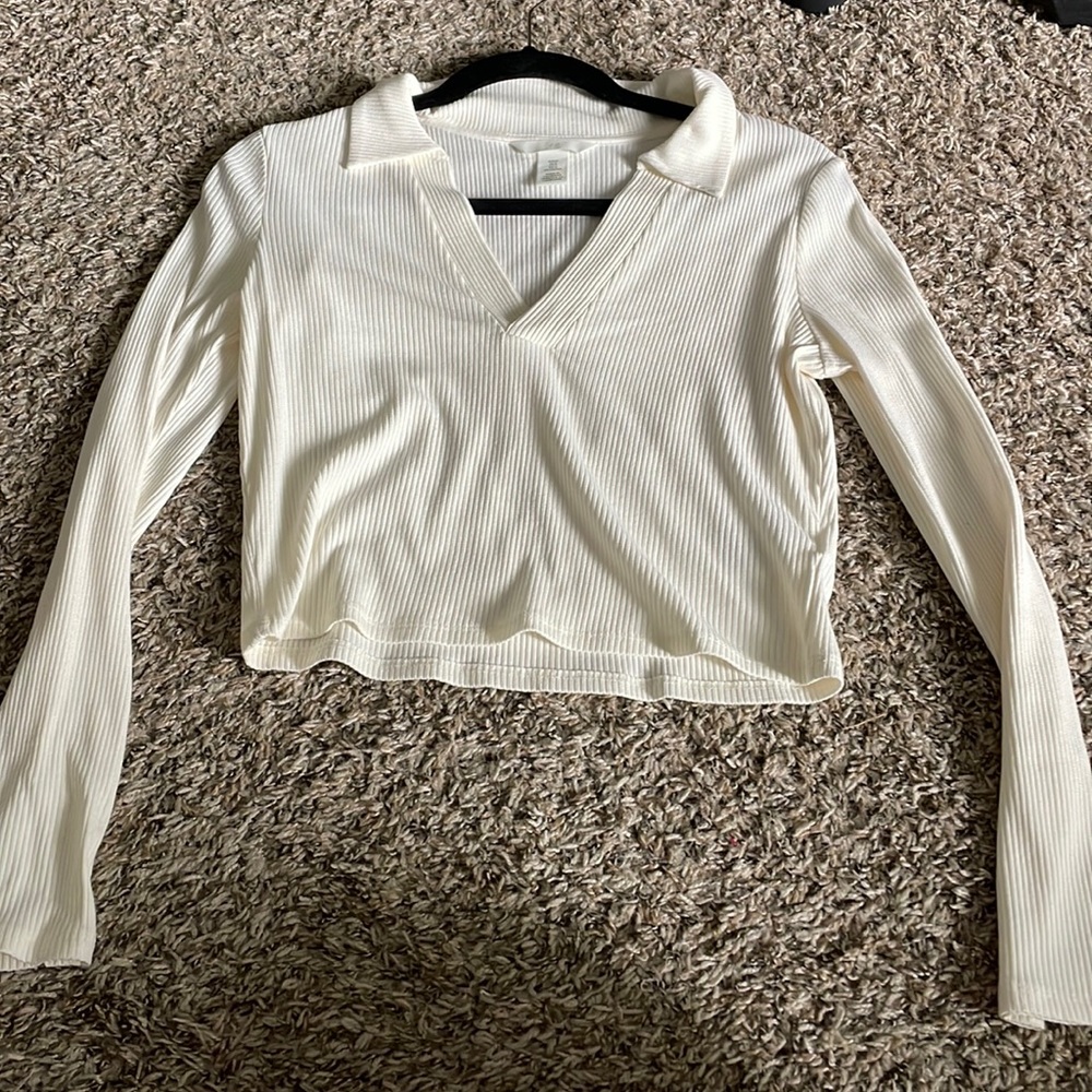 NWOT H&M Long Sleeve Collared Shirt